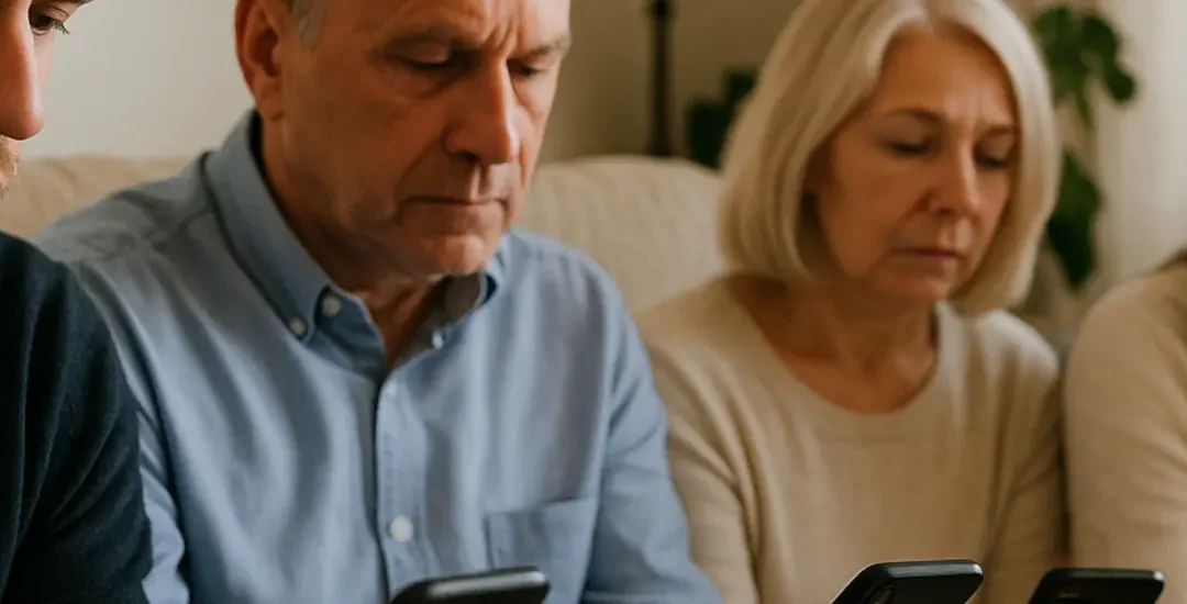 Desconexión con familiares y amigos